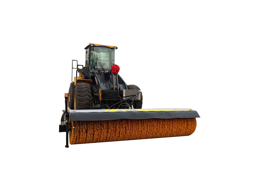 Brosse rotative pour chargeuse