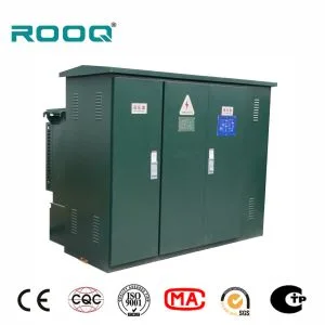 Américain Type Extérieur Compact Poste de Transformation Monté sur Socle Transformateur 500kVA