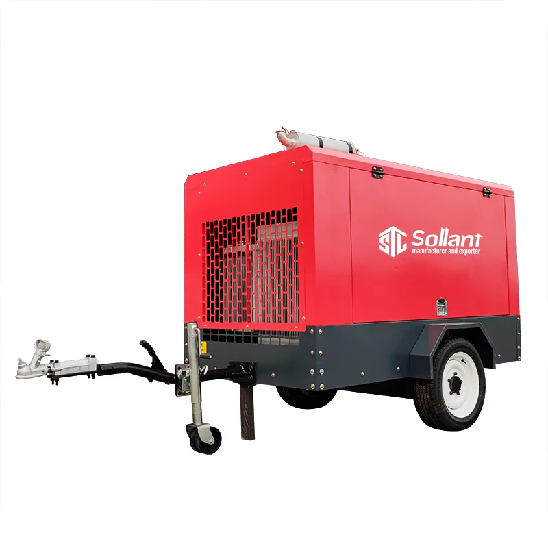 Diesel Air Compressors, Diesel screw compressor, Towable Air Compressor, Tow-Behind Portable Air Compressors