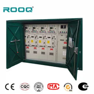 Moyenne Tension RMU (Unité en Anneau) Mv Sf6 Isolé au Gaz Appareillage de Commutation Armoire de Distribution
