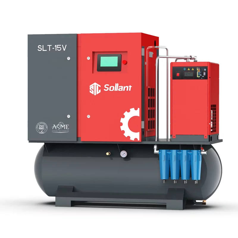 Integrated Air Compressor, 4in1 Air Compressor, All In One Screw Air Compressor