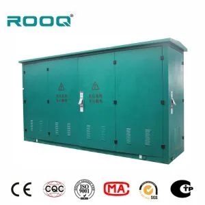 Préfabriqué Compact Transformateur Poste de Transformation avec Distribution Transformateur de 100kVA à 4000kVA