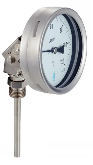 Thermomètre bimétallique Ø100 Orientable Tout Inox (Réf. 270 220)