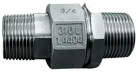 Raccord union Inox MM fileté (Réf. 905 015)