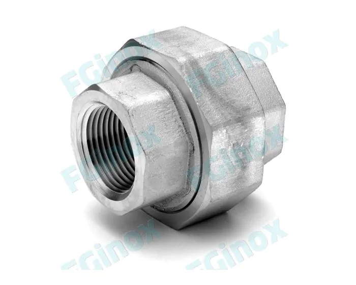 Raccord union F taraudé x SW — Inox (Réf. 905 055)