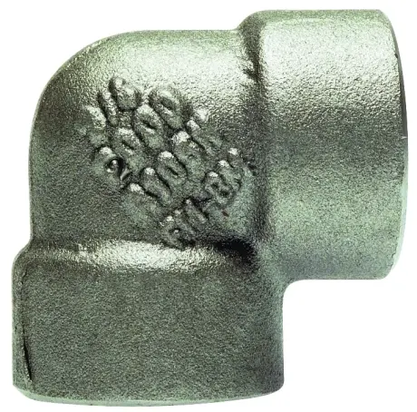 Coude Union FF taraudé — Acier (Réf. 905 110)