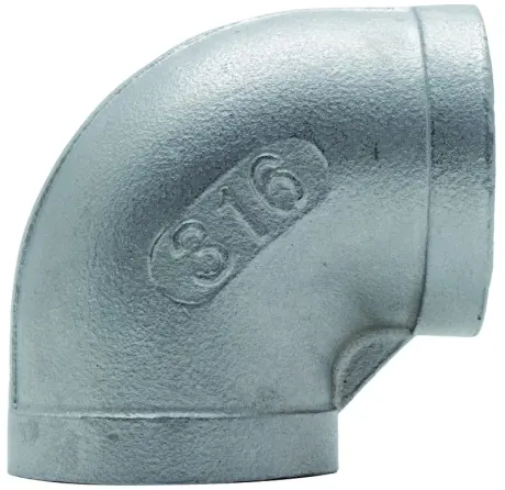 Coude Inox 90 FF fileté (Réf. 905 245)