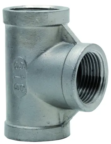 Té FFF fileté — Inox (Réf. 905 265)