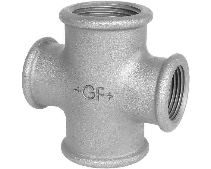 Croix FFFF fileté — Acier (Réf. 906 280)