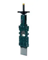 Vanne guillotine Fonte PN10 Pelle traversante