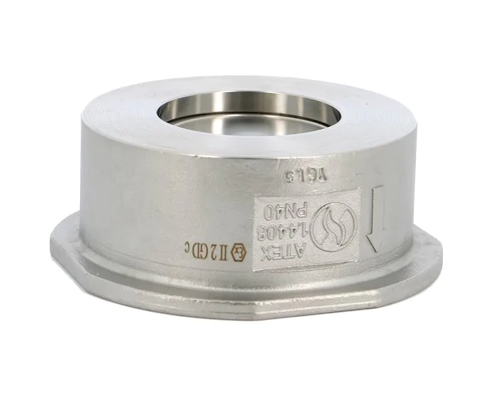 Clapet à Disque Inox PN40 Multipositions Wafer
