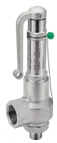 Soupape échappement canalisé à levier Inox