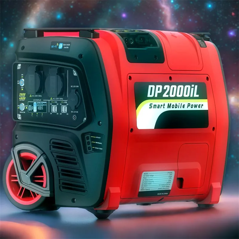 Charge de la batterie de stockage d’énergie par une centrale solaire/murale/voiture de 2 000 W.
