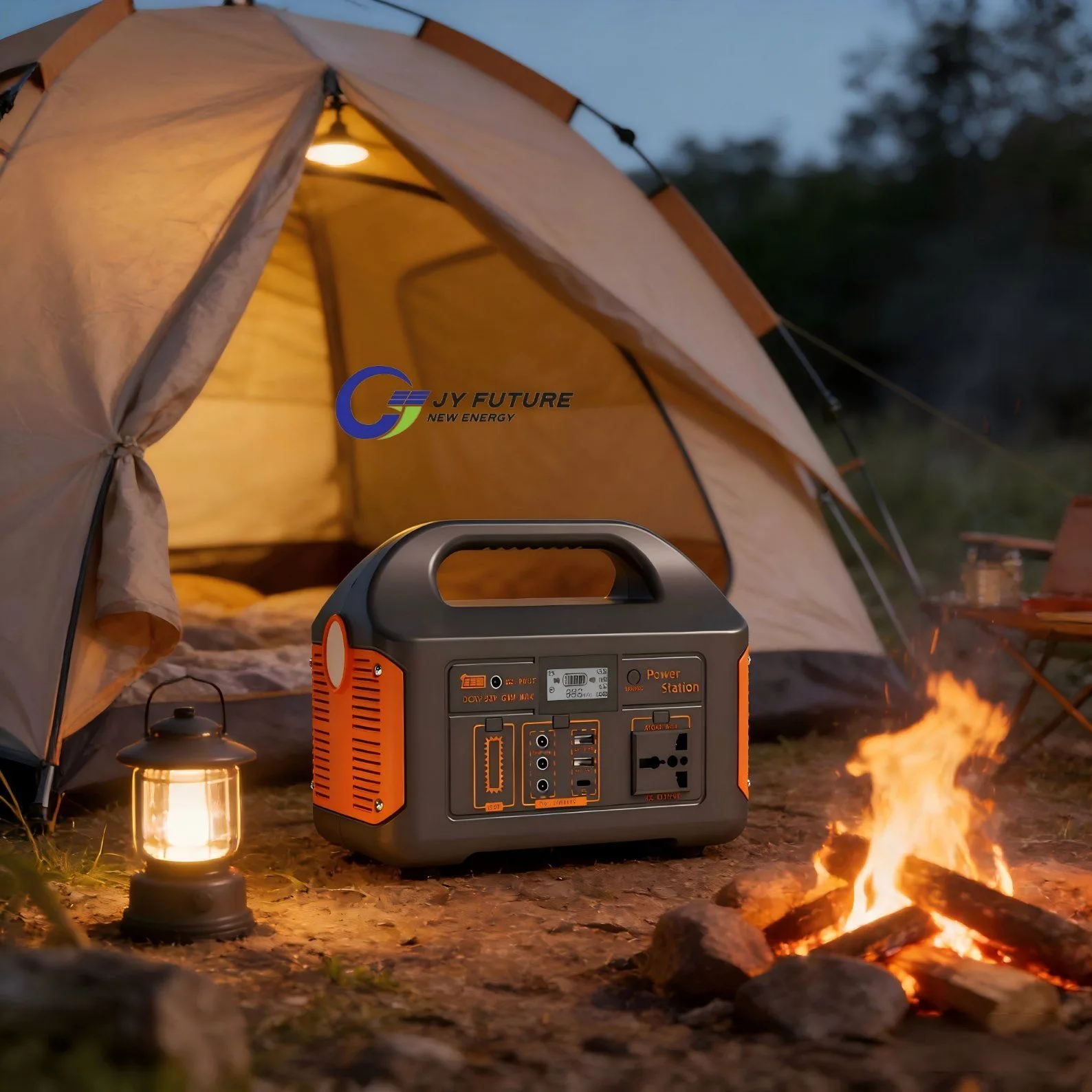 Station d’alimentation solaire 500W Générateur solaire portable pour le camping