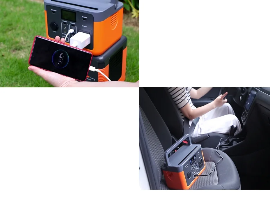 Lumière solaire intérieure batterie portable de stockage de station d’alimentation 300W