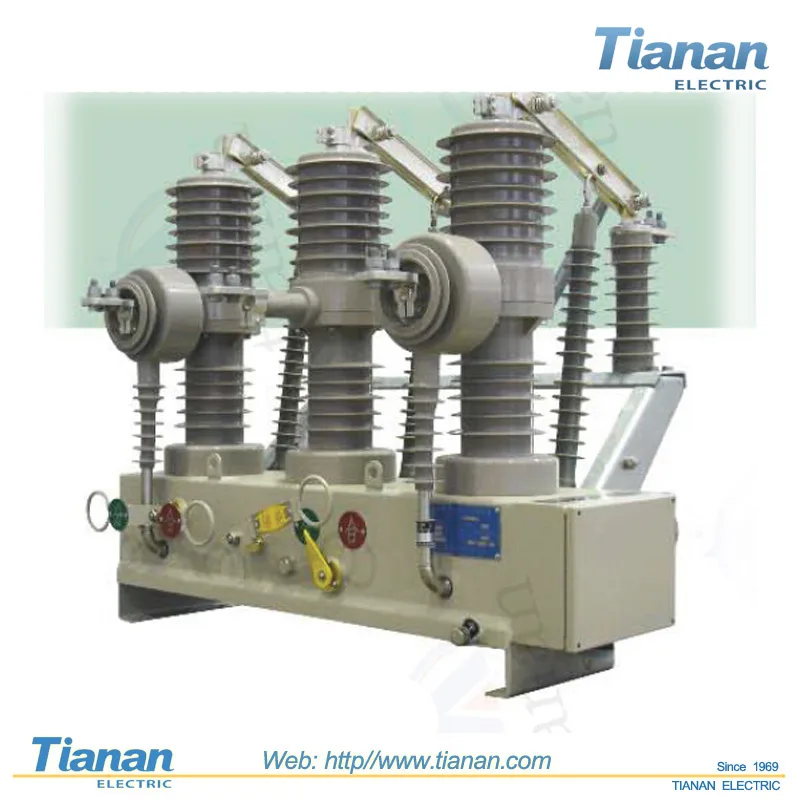 Zw32 Inoxydable Acier Haute Tension Pressure Automatique Réenclenchement Commutateur Disjoncteur à Vide