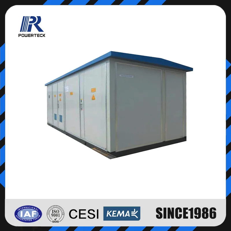24kv Préfabriqué Conteneur Poste Mobile Compact Type Poste de Transformation