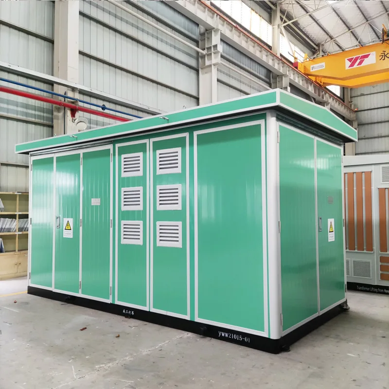 800kVA 15kv Triphasé Compact Poste de Transformation Utilisé pour Solaire Électrique Poste