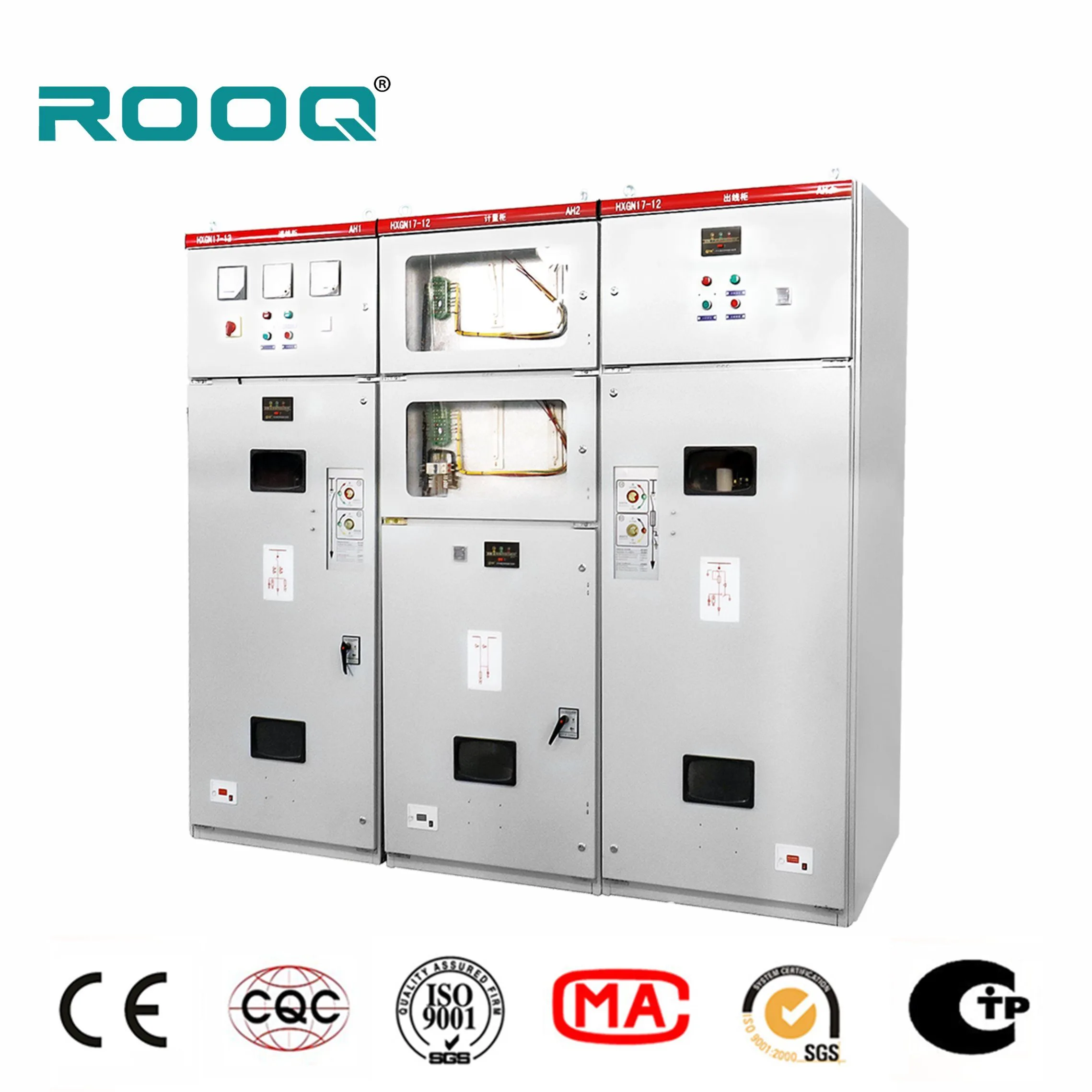 Hxgn 12 Type Fixe AC à Enveloppe Métallique Appareillage de Commutation RMU Isolé au Gaz
