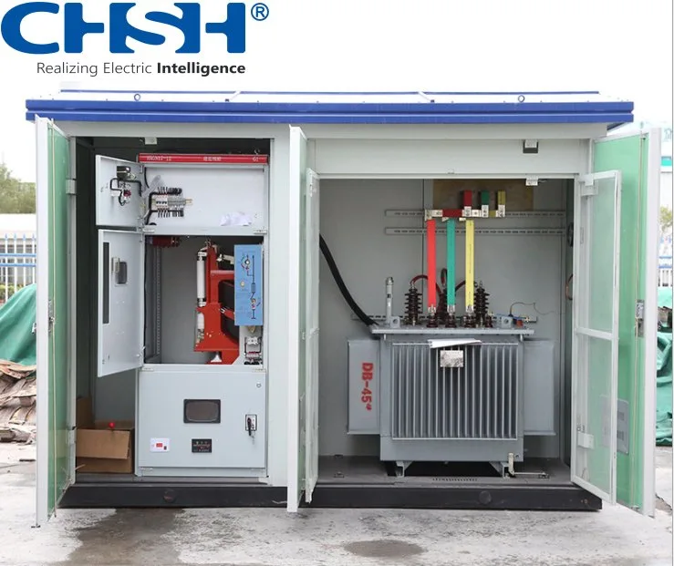Extérieur 33kv 1000kVA 1250kVA Moyenne Tension Transformateur Compact Poste de Transformation