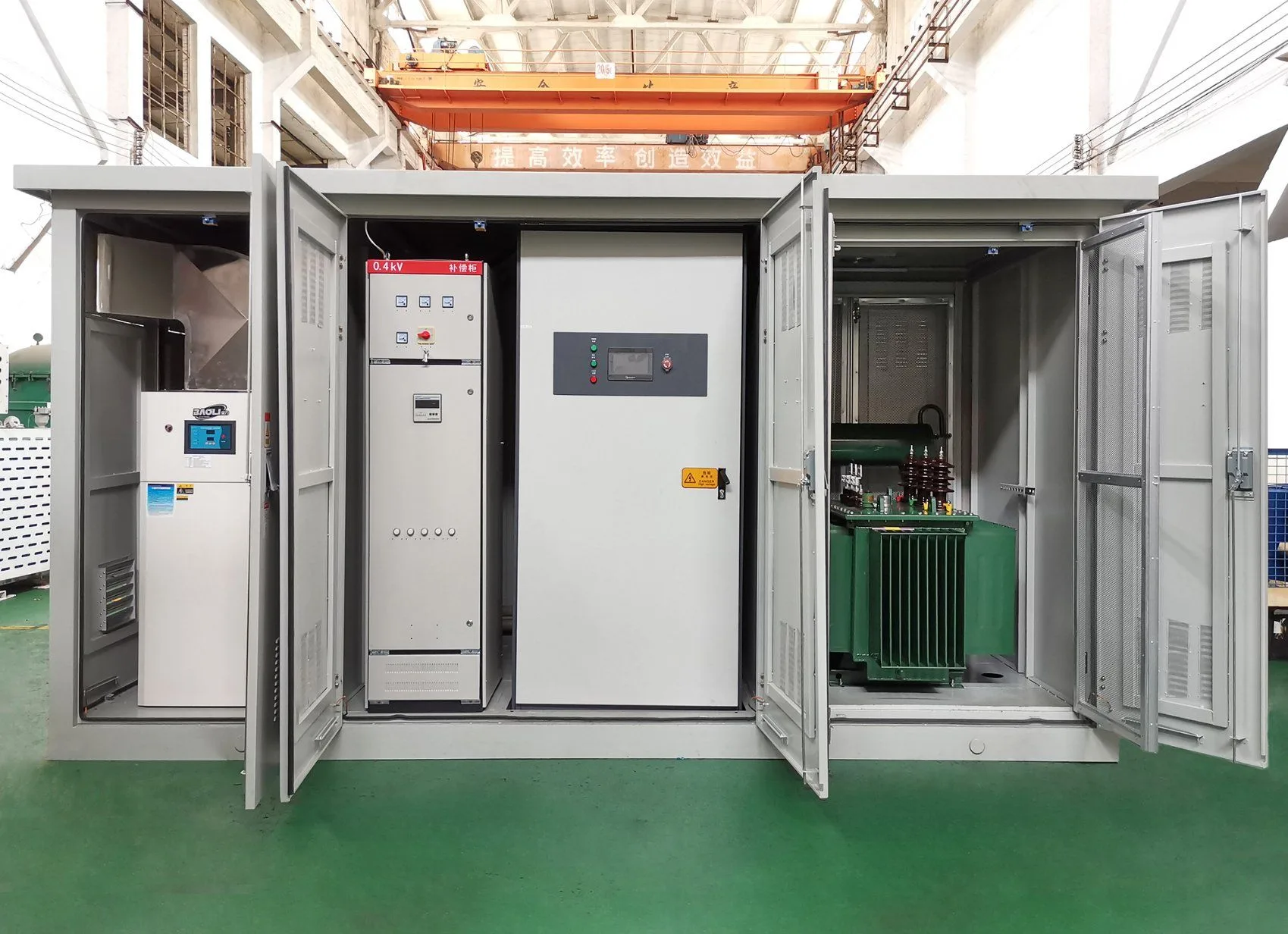 Standard Extérieur 15kv 630kVA 15 0 4kv Compact Transformateur Poste de Transformation Préfabriqué Appareillage de Commutation