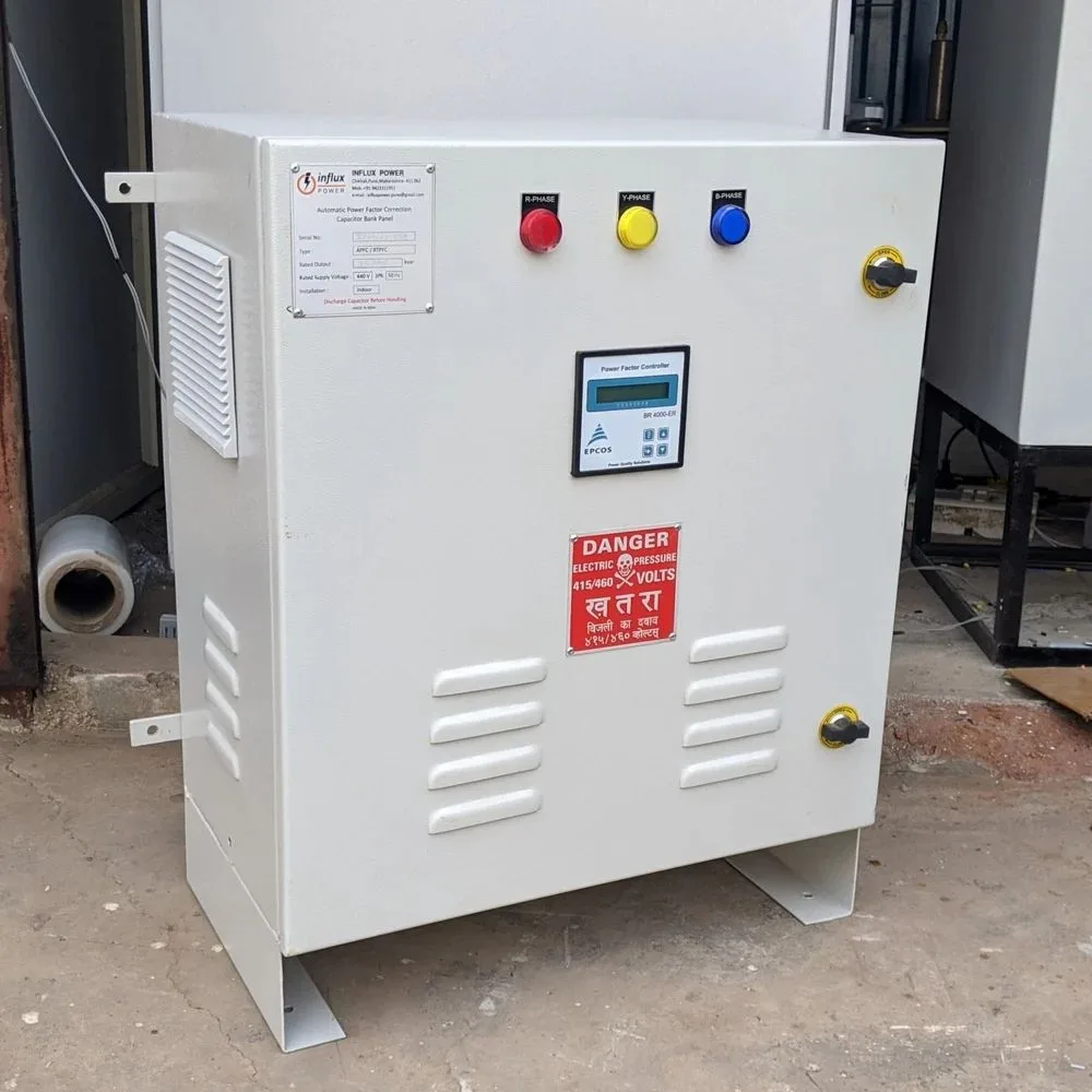 Appareillage de Commutation Basse Tension 100kvar Électrique Banc de Condensateurs Correction du Facteur de Puissance Panneau avec Facteur de Puissance Compteur