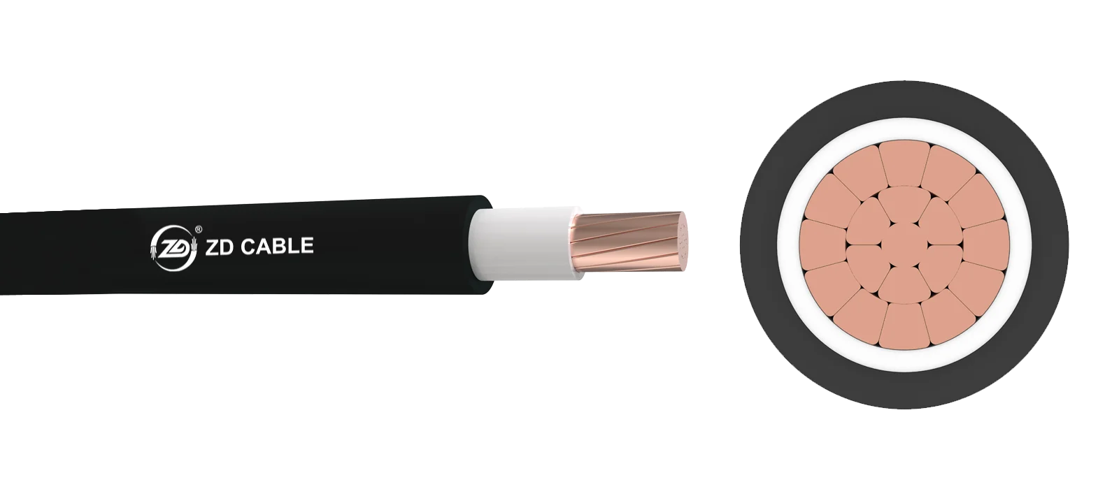 (N2XY) YJV Cu/XLPE/PVC Unipolaire 0.6/1kV