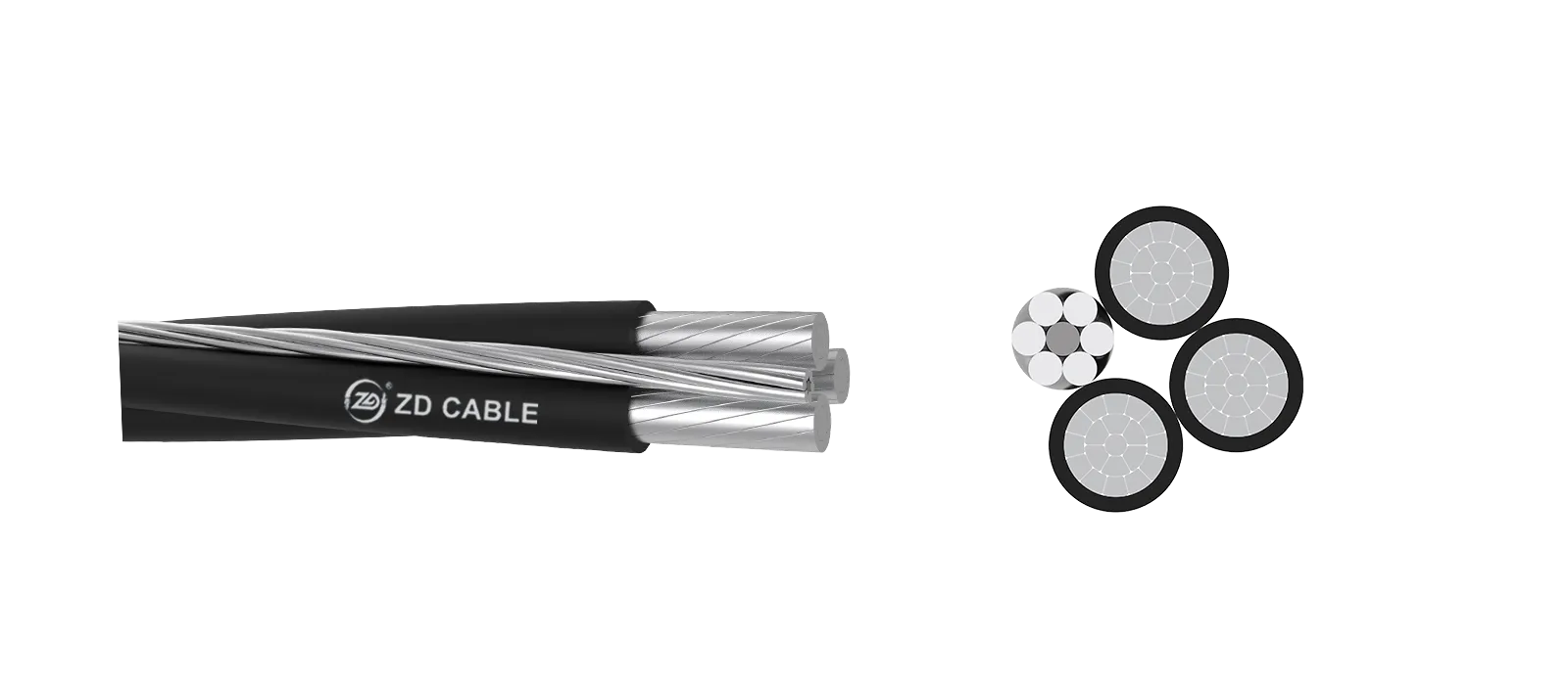 Câble Service Drop Quadruplex