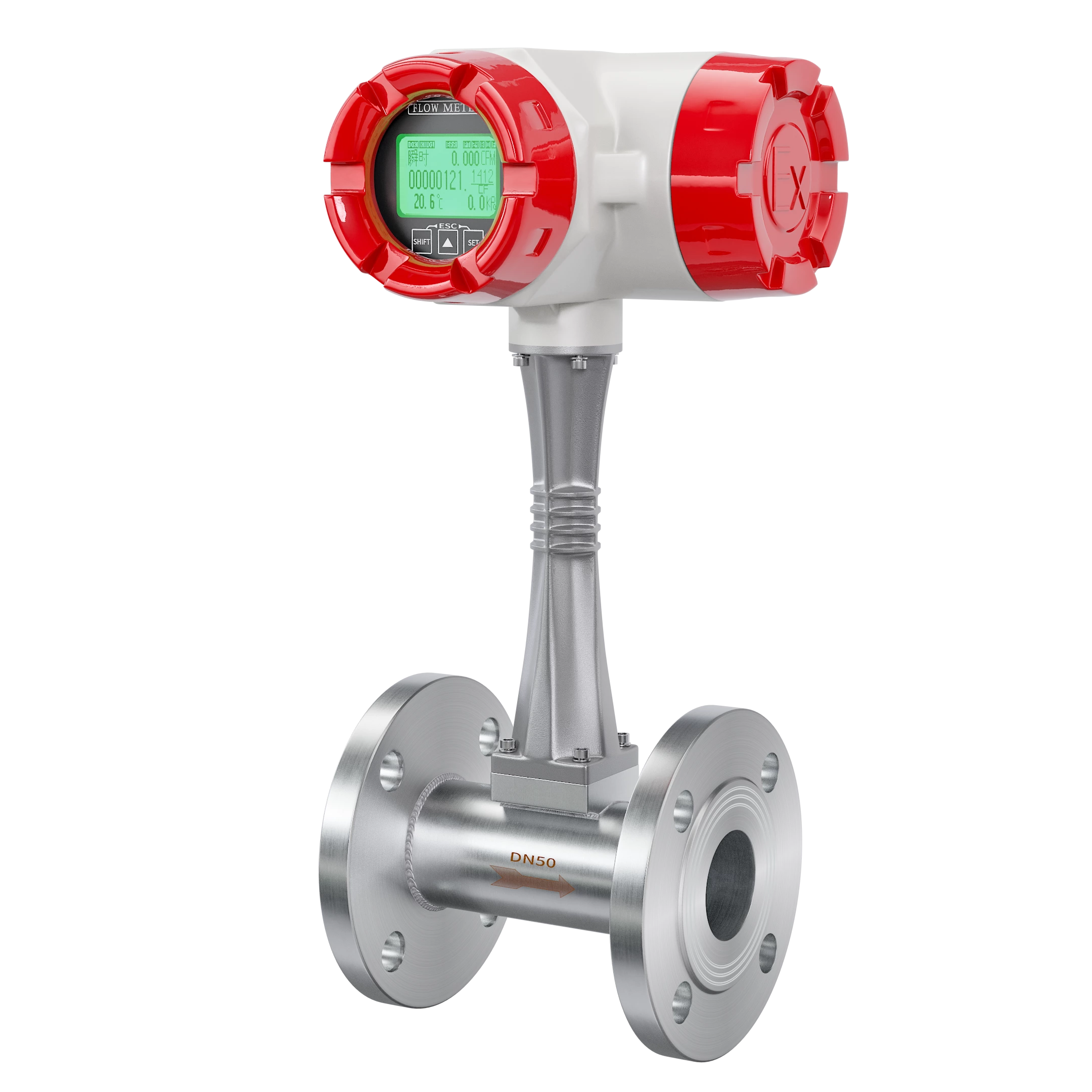 Débitmètre vortex anti-vibration intelligent SUP-LUGB-C