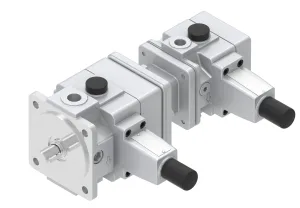 Pompes à palettes à cylindrée variable, ensemble de pompes type V3+V3 