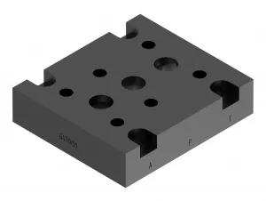 Embases CETOP/autres types pour vannes de décharge type G470/01 