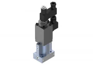 Régulateurs de débit sous-plaque de régulateurs de débit (CETOP), proportionnels à commande électrique avec un capteur de position type UDRDE6 