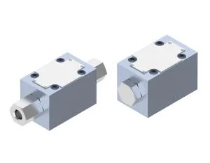 Sous-plaque de distributeurs directionnels (CETOP), à commande hydraulique tout ou rien, type WHG6, WHP6
